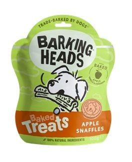 BARKING HEADS Baked Treats Apple Snaffles sušienky 100g