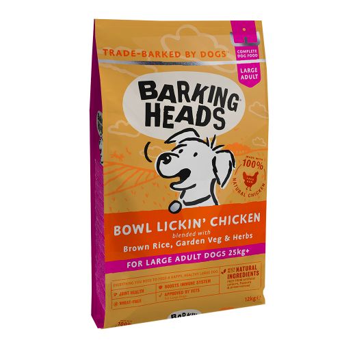 BARKING HEADS Bowl Lickin Chicken (Large Breed) 12kg