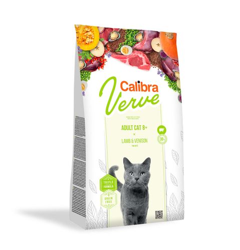 CALIBRA Cat Verve GF Adult 8+ Lamb&Venison 750g