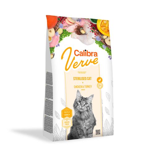 CALIBRA Cat Verve GF Sterilised Chicken&Turkey 750g