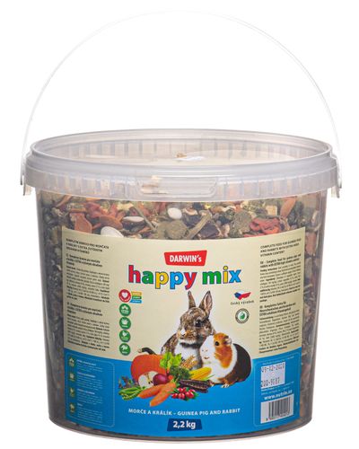 DARWIN´S NEW Morča a králik Happy mix 2,2kg