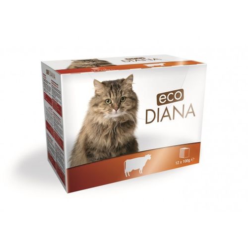 Eco Diana Cat kapsičky hovädzie 12 x 100 g