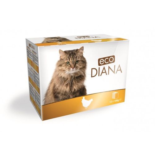 Eco Diana Cat kapsičky kuracie 12 x 100 g