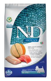 Farmina N&D Dog OCEAN (GF) Adult Mini, Salmon, Cod & Cantaloupe Melon 2,5kg