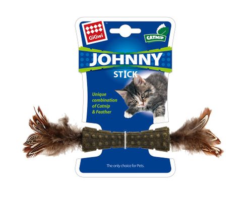 GiGwi Johnny Stick s pierkami S