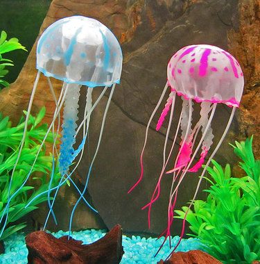 Jelly fish - silikónová medúza modrá S