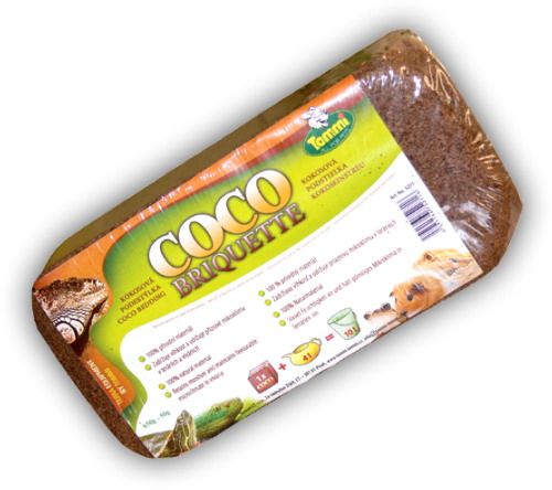 Kokosová podstielka briketa COCO BRIQUETTE 650 g