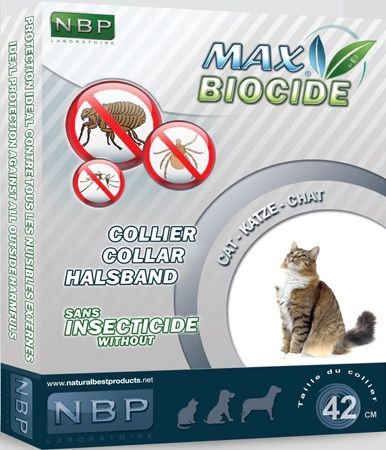 Max Biocide antiparazitný obojok pre mačky 42 cm