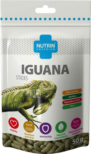 NUTRIN AQUARIUM Iguana Sticks leguány 50g