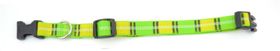 Obojok Káro zeleno-žltý M 1,6x25-39cm