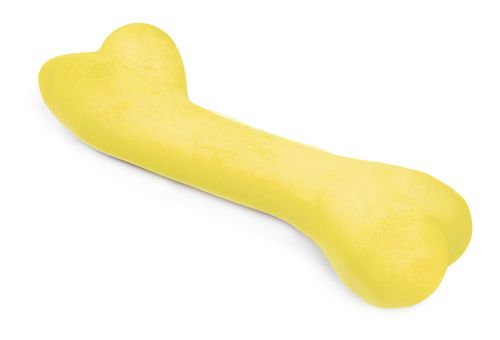 Plávajúca hračka kosť žltá 