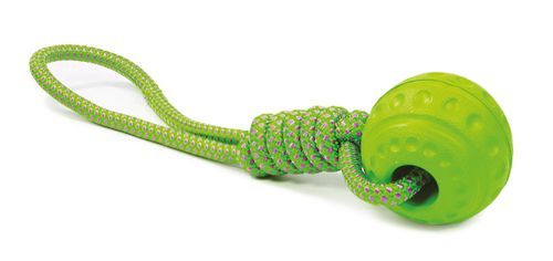 Plávajúca hračka lopta na šnúre zelená