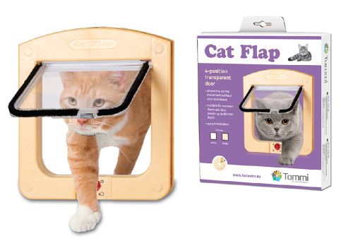 Priechodné dvierka pre mačky Cat Flap pieskové