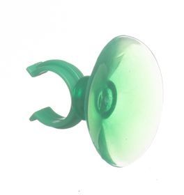 Prísavka na hadičku otvorené očko zelená 16 mm