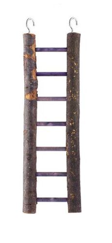 Drevený rebrík z konárov 7 priečok