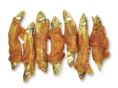 Sušené rybky s kuracím mäsom 500g